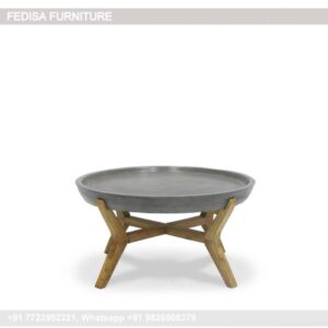 Small Round Coffee Table, Modern Wood Side Table Coffee & Center Table Online