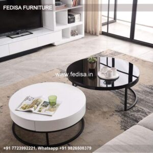 Mirrored Coffee Table, Coffee Table With 4 Stools Buy Latest Designer Coffee Table