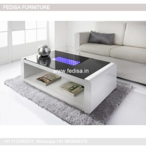 Solid Wood Coffee Table, Fabric Ottoman Coffee Table Buy Latest Designer Coffee Table