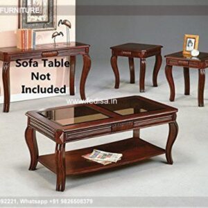 Solid Wood Coffee Table, Foldable Teapoy Buy Latest Designer Coffee Table