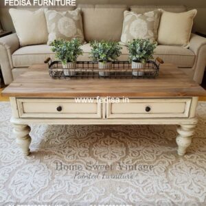 Solid Wood Coffee Table, Beachy End Tables Buy Latest Designer Coffee Table